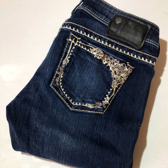 SILVER TUESDAY WESTERN JEANS 26x31 PREMIUM NO SPANDEX 🦋